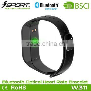 Waterproof Green-Ray Optical Pedometer Wrist Heart Rate Monitor photo-3
