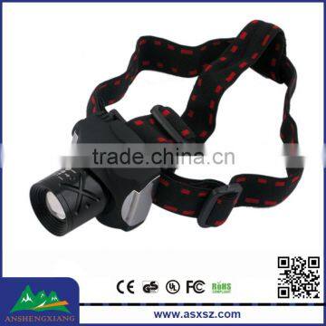 2015 Trade Assurance Supplier 3Mode rechargeable zoom headlamp led with 18650 battery