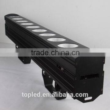 Hot sell!!! Best price stage light 10pcs tri-in-1 RGB leds wall washer with DMX safety and efficiency