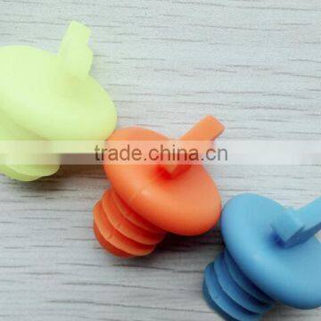 Whosale silicone wine stopper lovely beer stopper