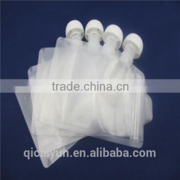 Alibaba China plastic packaging standing water pouch/clear drink stand up spout pouch                        
                                                Quality Choice