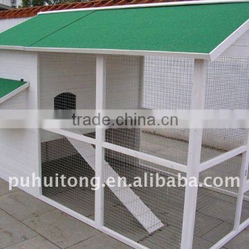 outdoor wooden chicken coop