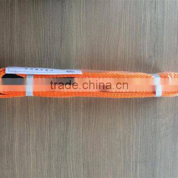 40T Heavy-lift Polyester Webbing Sling With Eye Hook for Lifting Cargo