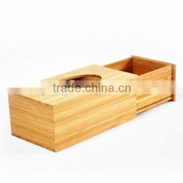 Decorative wooden tissue paper box cover