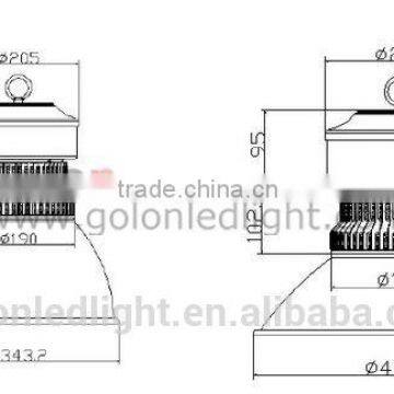 80w Led Highbay Light CE RoHS DLC 5 Years Warranty Led 8000 Lumen photo-5