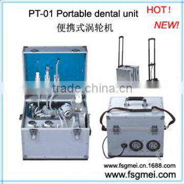 portable dental unit with air compressor