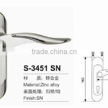 External Pull Handle Main Door Lock Entry Set American Profile Cylinder Lock photo-5