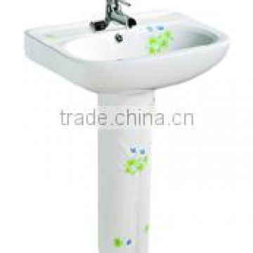 115 bathroom toilet pedestal washing basin