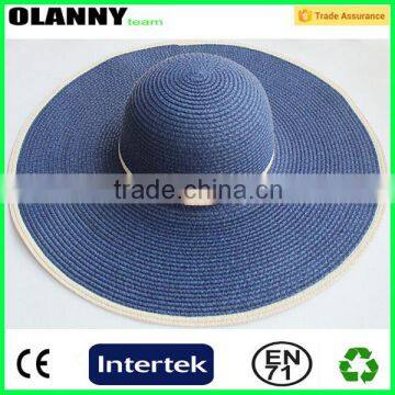 outdoor plain wholesale paper straw hat