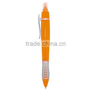 Color Twin-Write Pen/Highlighter-Orange Solid