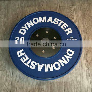 Dynomaster Top gym equipment Fitness training Virgin rubber Olympic bumper plate