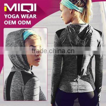 Professional Queen Yoga apparel high quality OEM or ODM services yoga hoodie jackets