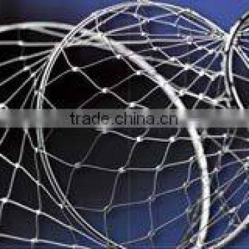 STAINLESS STEEL CABLE MESH/ROPE MESH FOR BALAUSTRATE