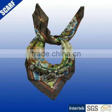 100 silk satin square scarf silk foulard