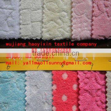 jacquard terry fabric/ printed terry cloth fabric/ towel fabric