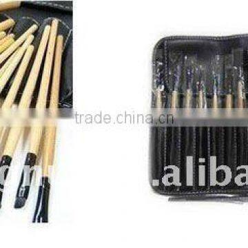 Deluxe Makeup cosmetic Brush Set/15 pcs/One Case HN1068