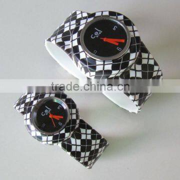 2014 promotional slap watches silicone slap watch for adult and kids