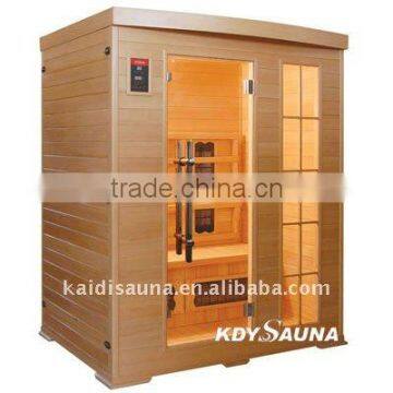 Solid wood far infrared sauna room