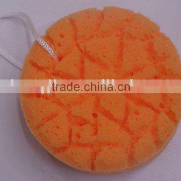 Bath sponge in round shape