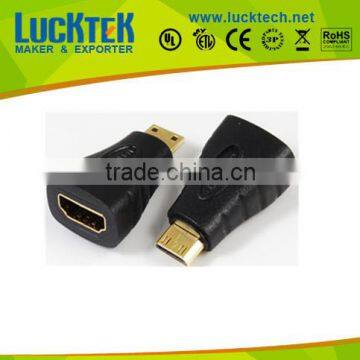 Adapter HDMI A to Mini plug,M/M, golden plated. REACH COMPLY!