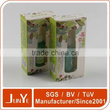 skin care spray bottles carton paper box pvc window