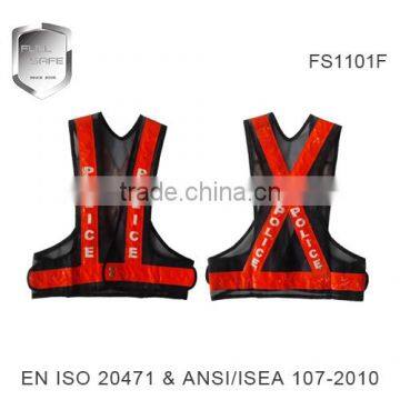 latest safety mesh reflective warning vest