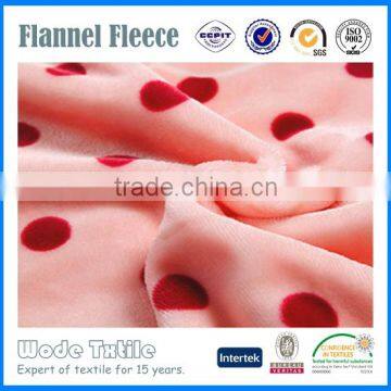 China Market Wholesale Flannel Fabric For Blanket