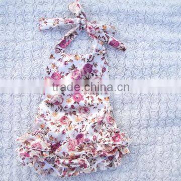 KP-BUBR010 Toddler baby infant flower printed baby swimwear baby swim suit 2015