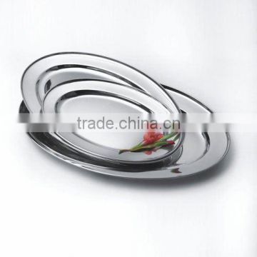 Stainless Steel Oval Tray