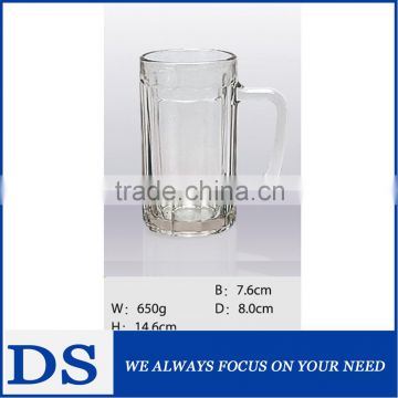 HIgh quality wholesale big beer glass mugs with handle