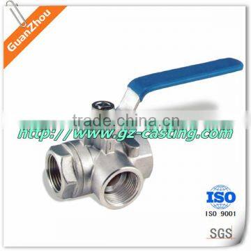 4 way valve OEM casting products from alibaba website China manufacturer with material steel aluminum iron