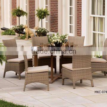 Restaurant furniture - Hotel dinning room furniture - Wicker Rattan dining set