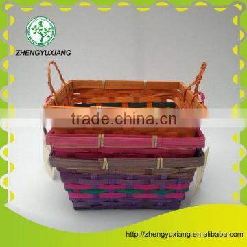 Natural crafts festival decoration bamboo basket