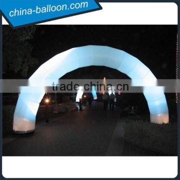 Electric Run Outdoor Colorful LED lighting decoration Inflatable round Arches