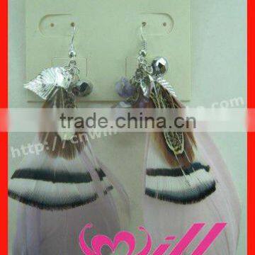 Fashion Feather Earring Fashion Jewerly With Charms Wholesale