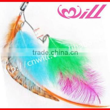 Hot Sale Pretty Feather Hair Clips Feather Hair Extension