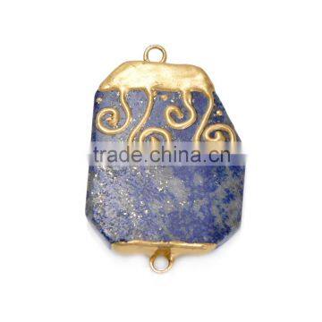 50 pcs Fashion Design Natural Stone Connector Pendant