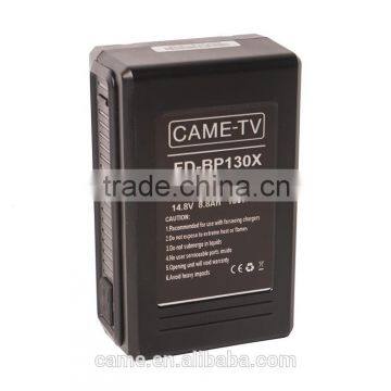 CAME-TV Compact V-Mount Li-ion Battery 130Wh Camera Battery