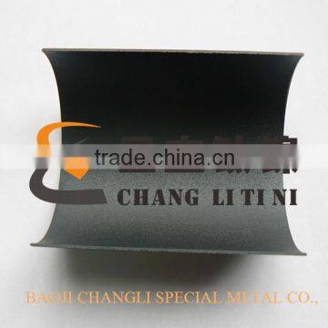 bent titanium anode plate for seawater/ brine water/ NaCl electrolysis