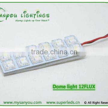 Auto led lamp Dome light 12flux led light