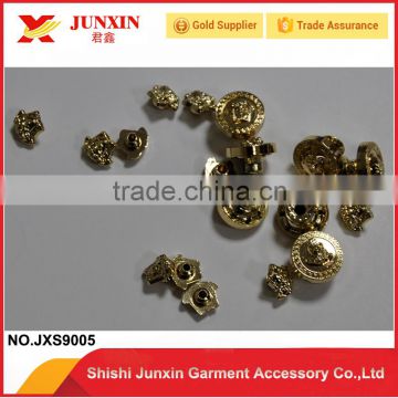 Cheap price high quality brand metal buttons for jeans