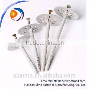 Wall building insulation plastic nail