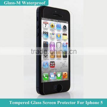 Cell phone accessory for apple iphone 5s tempered glass screen protector