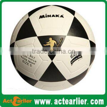 cheap PU PVC white and black classic soccer ball