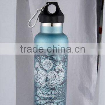 vaccum thermo flask with silk printing