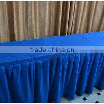 Top Quality Wedding Decoration Rectangle Table Skirting