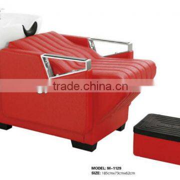 hot sale red color salon shampoo bed M592