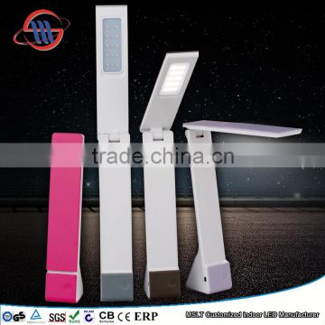 flexible led desk lamp 180 rotating , gray blue pink led table lights