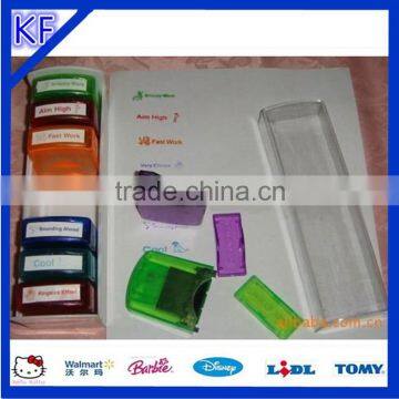 2015 popular design round office rubber stamp