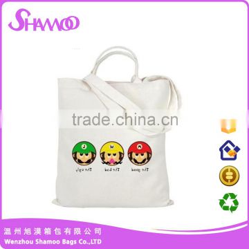 100% Cotton nature color Promotional Canvas tote Bag